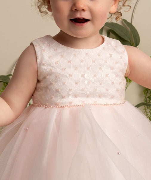 Sevva Girls Infant Dress Riley Blush.